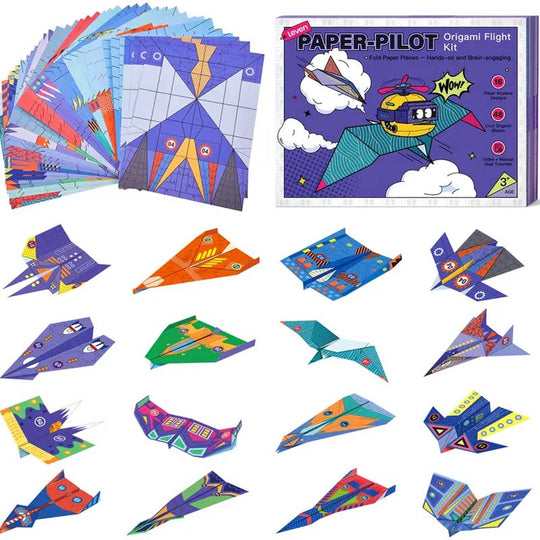 🥳2026 HOT SALE 30% OFF! ✈️Creative DIY Paper Airplane Set For Kids