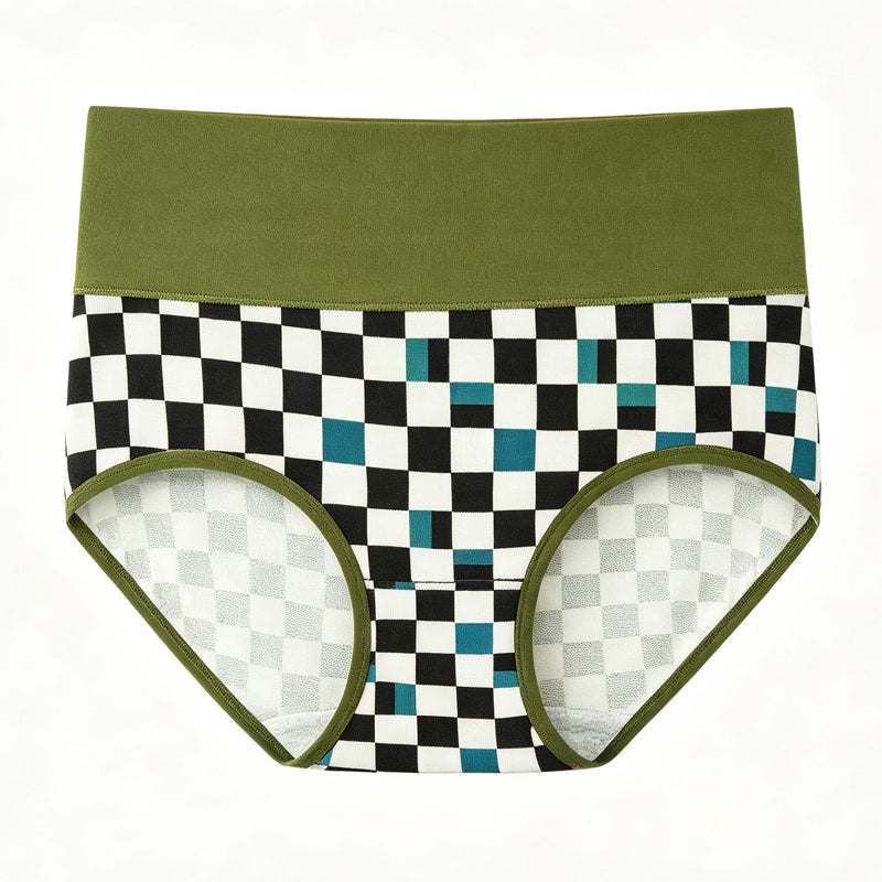 💖LIMITED OFFER – Buy 1 Get 3 Packs✨Women's High Waisted Cotton Panties,👍Soft & Breathable& Comfortable & Stretchy Full Coverage Briefs for Everyday Wear