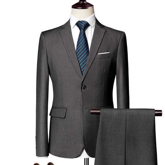 Men's 2-Piece Modern Fit Business Suit Set