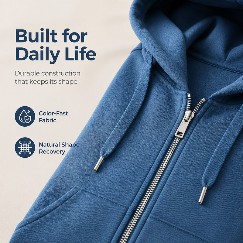 ⌛Limited-Time Offer🛍️Women’s Long Zip-Up Hooded Cardigan