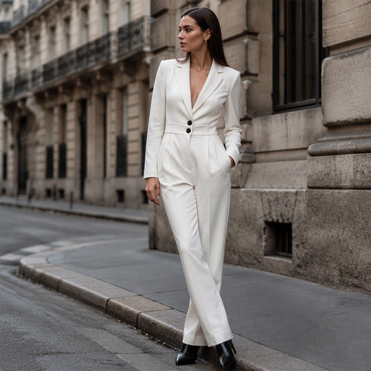 🌸 Women's Elegant Blazer Jumpsuit