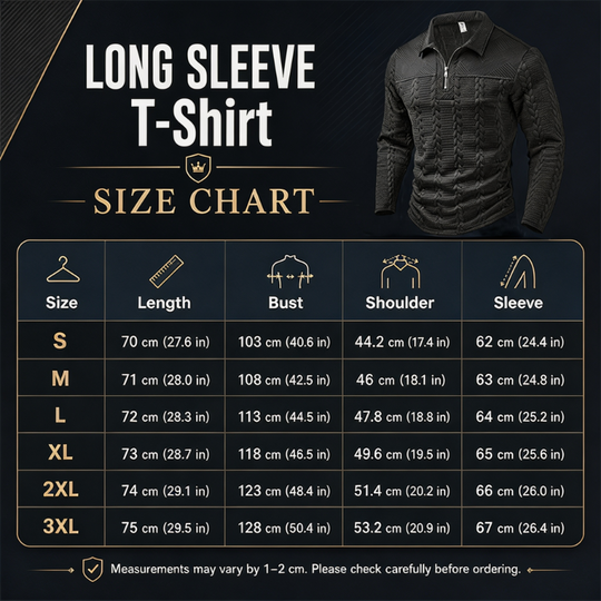 ✨New Arrivals & Special Offers-Men's Long Sleeve Half-Zip T-Shirt