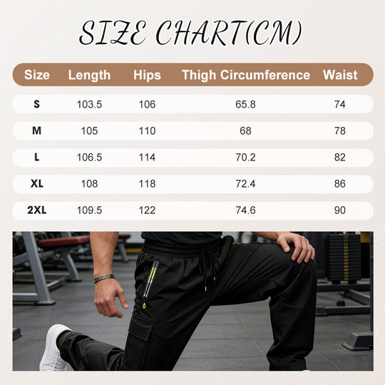 Men's Outdoor Cargo Pants with Multi-Pockets