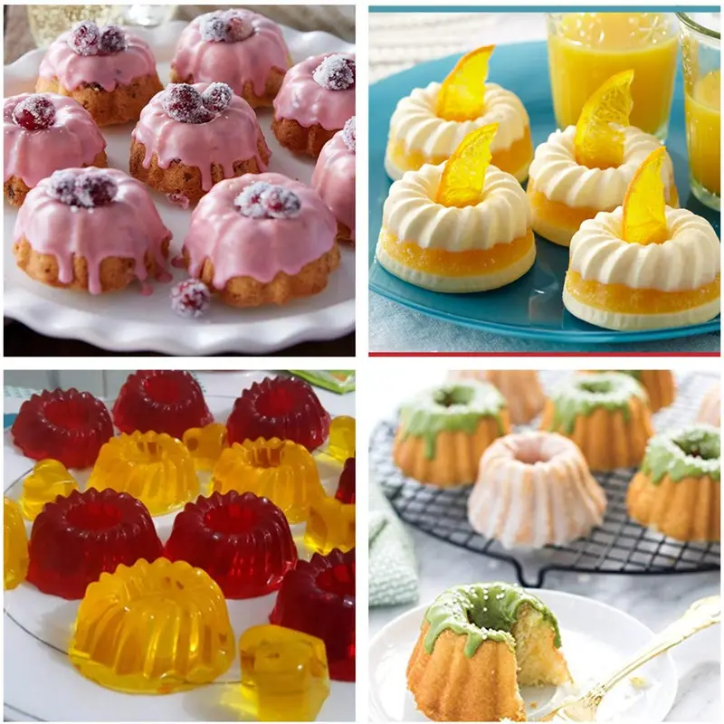 🧁 🍩 Silicone Donut-Style Baking Cups – Food-Grade BPA-Free, Non-Stick Easy Release & Heat/Cold Resistant – Reusable Eco-Friendly Baking Essential ✨