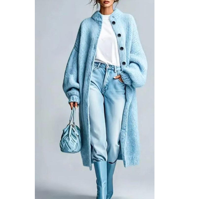 🛍️🧥New Arrivals - Women's Chunky Knit Long Sweater Coat