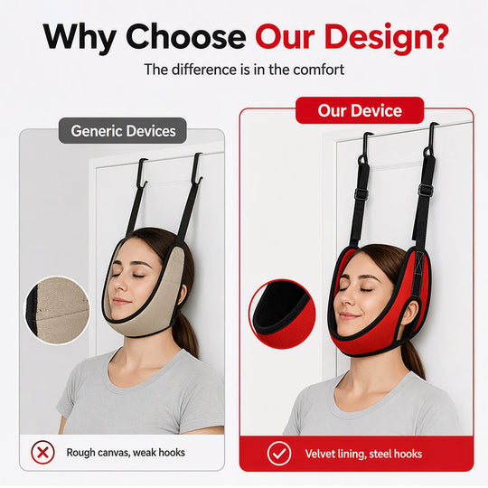 Over Door Cervical Traction Device for Neck Pain Relief