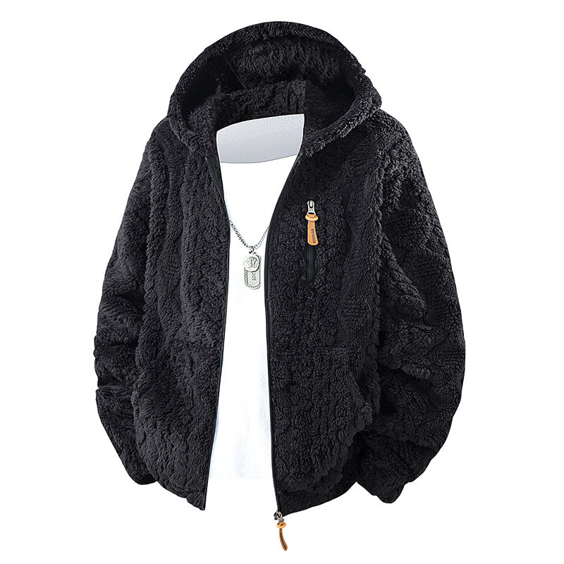 🧥 Corduroy Comfort, Cozy Coverage | Men's Hooded Fleece Zip Jacket ⚡ Free Shipping