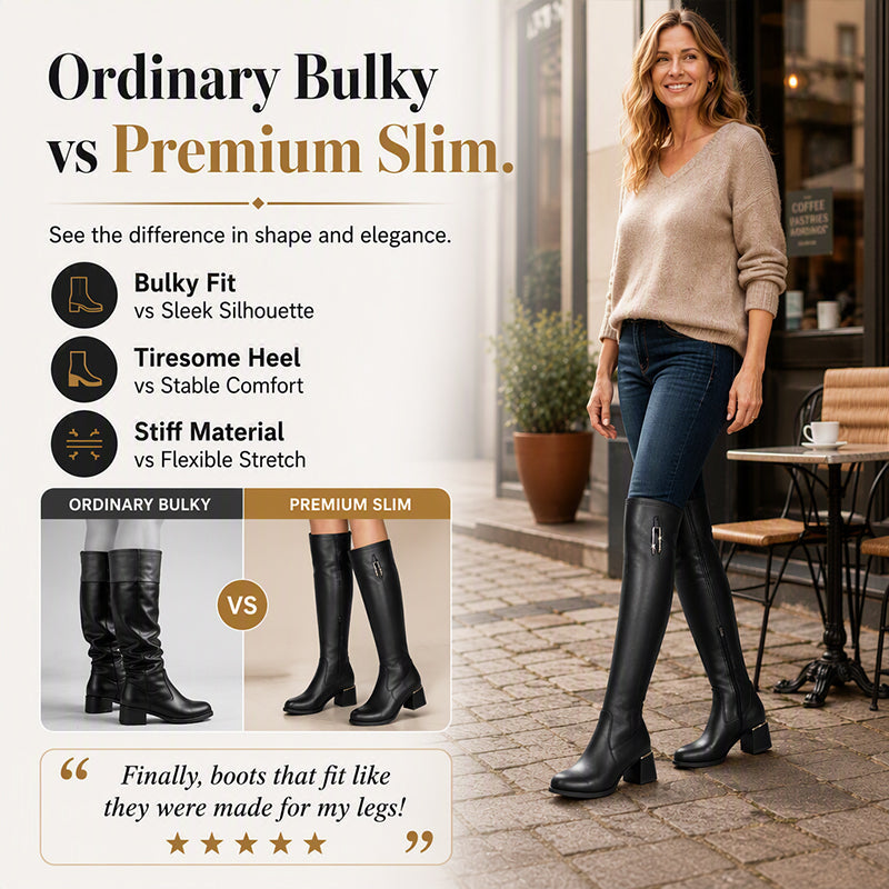 👢 Pull On & Stay Warm | Women's Elastic Over-the-Knee Boots ⚡ Free Shipping