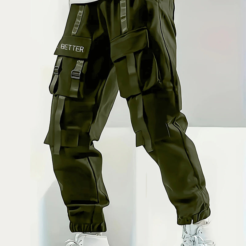 👖 More Pockets, More Freedom | Men's Techwear Harem Cargo Pants