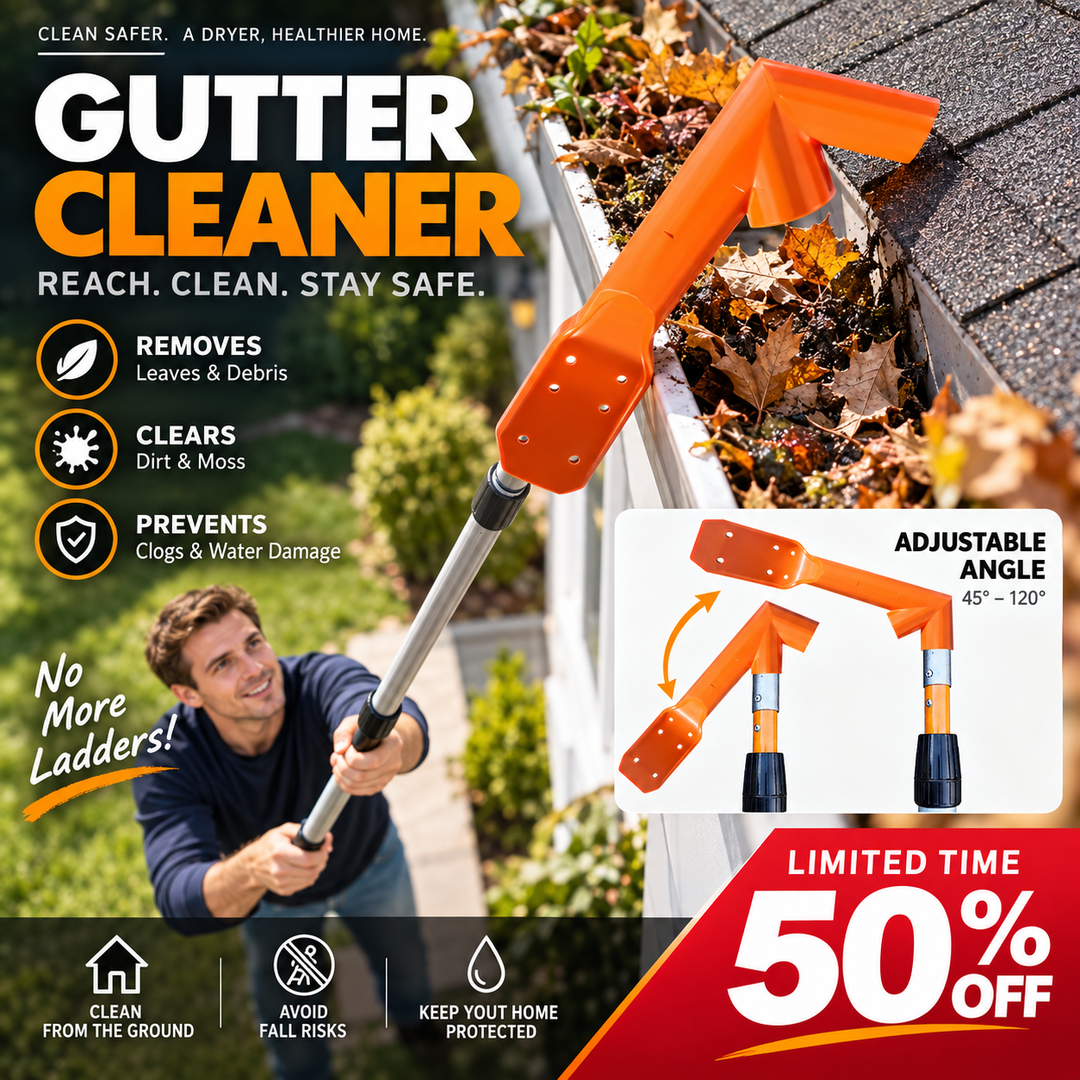 🔧 LIMITED‑TIME 30% OFF! ✨ No-Climb Gutter Cleaning Tool