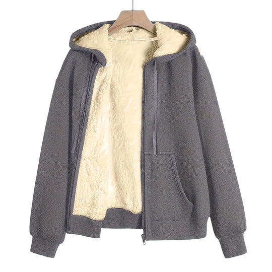 ✨ Textured Tailoring | Women's Button-Down Knit Blazer Jacket