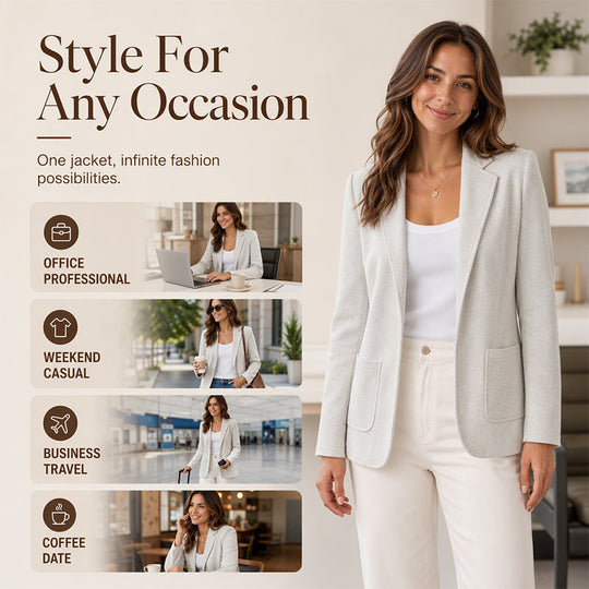 Women's Casual Open Front Blazer