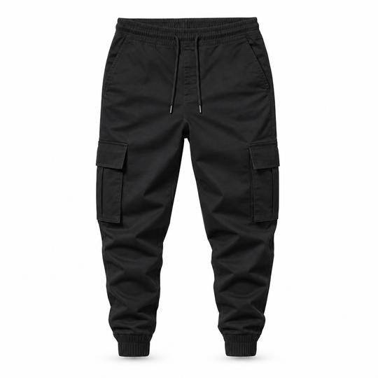 👖 Utility Pockets, Easy Movement | Men's Drawstring Cargo Jogger Pants