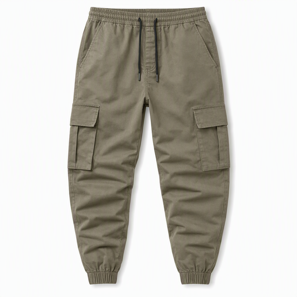 👖 Utility Pockets, Easy Movement | Men's Drawstring Cargo Jogger Pants