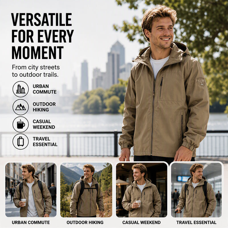 🌧️ Rain or Wind, Keep Moving | Men's Waterproof Windproof Jacket