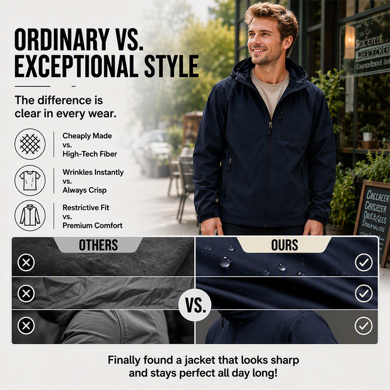 🌧️ Rain or Wind, Keep Moving | Men's Waterproof Windproof Jacket