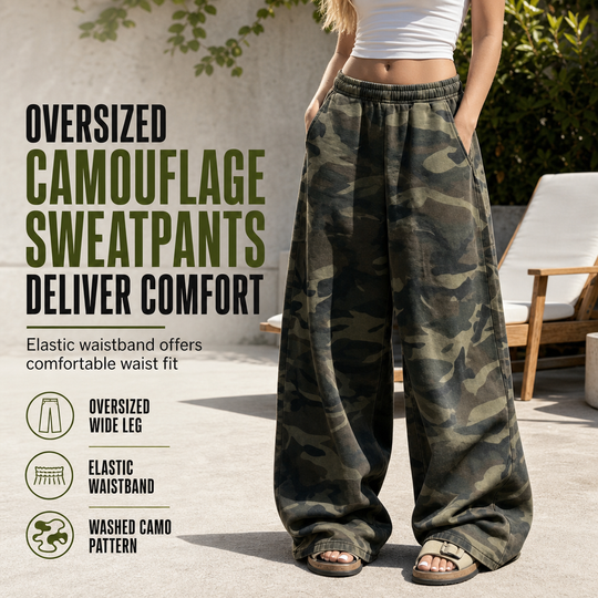 ✨👖Women's Vintage Washed Wide-Leg Sweatpants✨