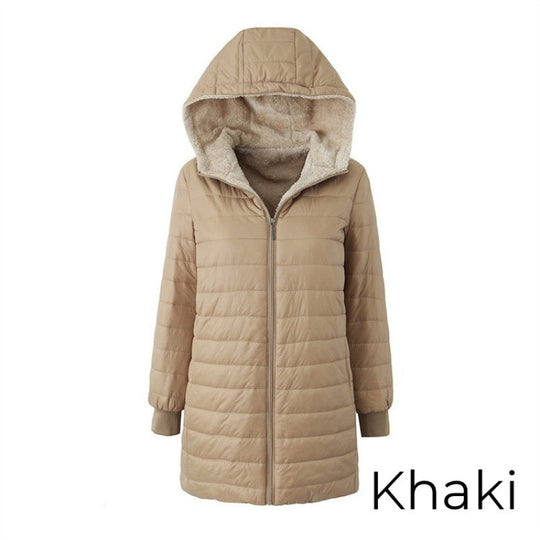 👚✨Women's Quilted Hooded Warm Winter Coat with Zipper