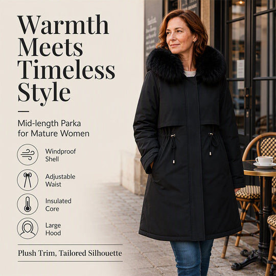 🧥 More Coverage, Easy Comfort | Women's Mid-Length Warm Jacket⚡