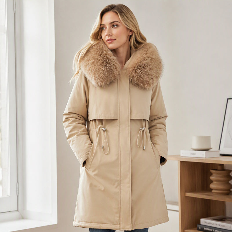 Women's Mid-Length Winter Warm Jacket