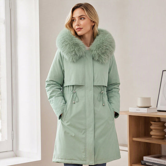 Women's Mid-Length Winter Warm Jacket