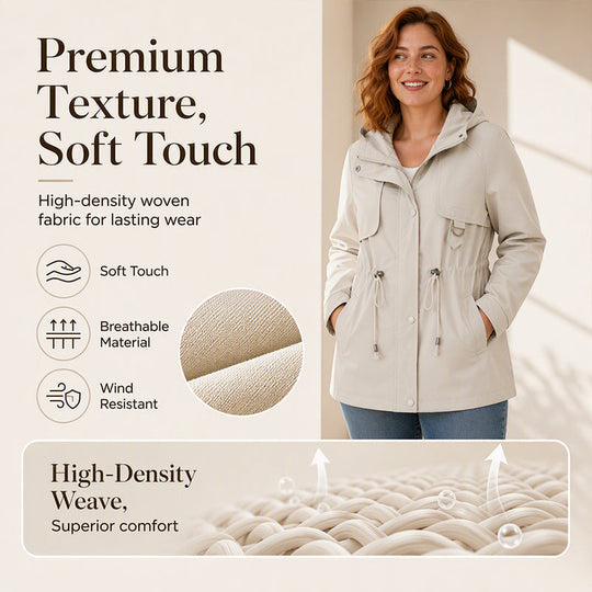 🧥 More Coverage, Easy Everyday Style | Women's Mid-Length Hooded Jacket