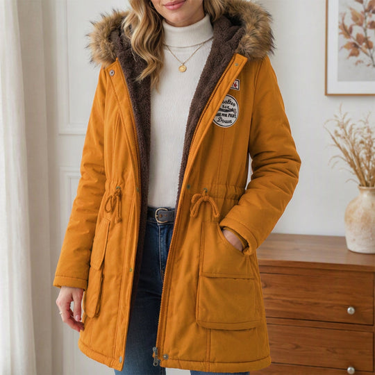🧥 Cozy Coverage, Easy Movement | Women's Warm-Lined Hooded Parka Jacket