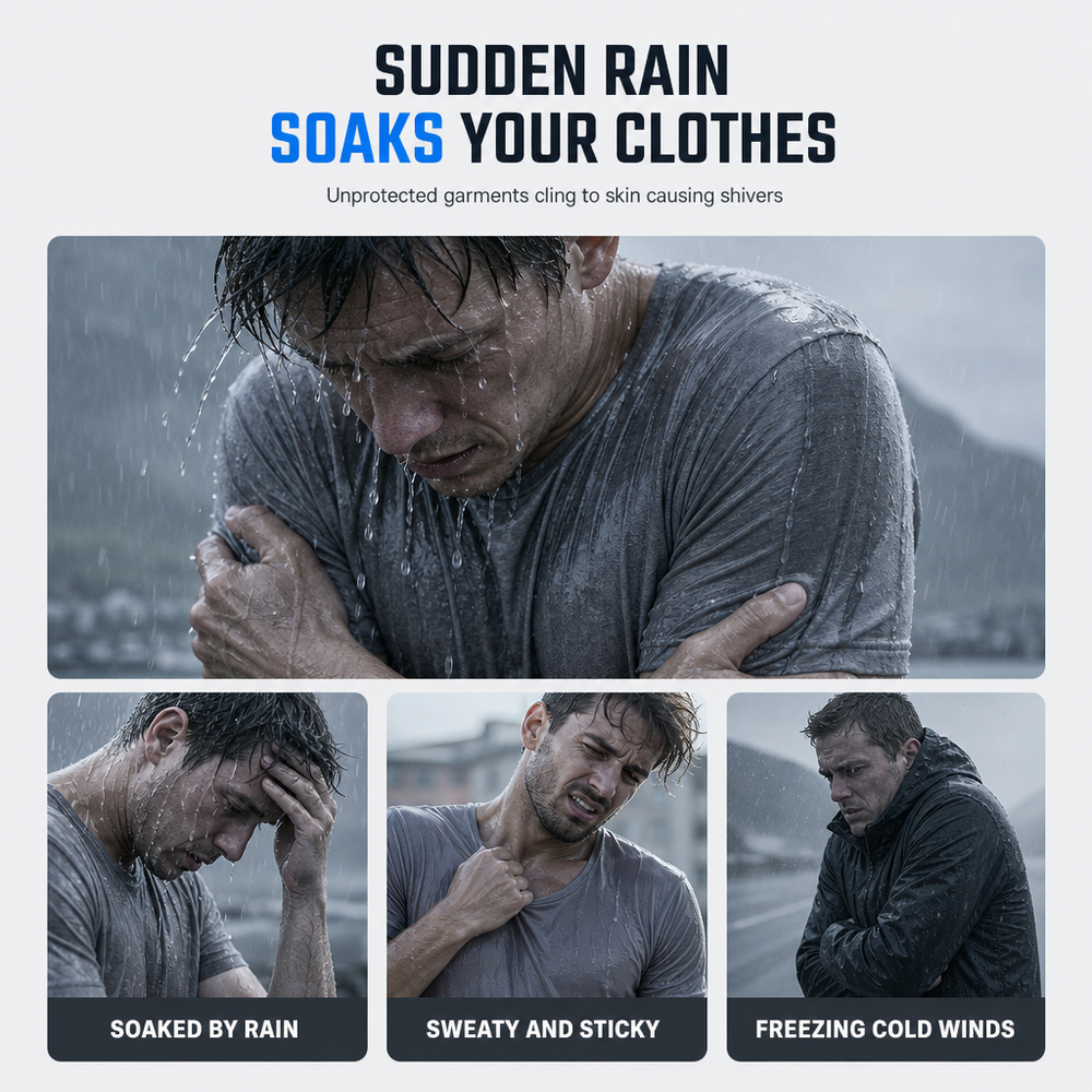 🌧️ Weather-Ready Protection, Easy Movement | Unisex Hooded Softshell Jacket ⚡