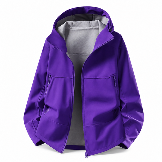 🌧️ Weather-Ready Protection, Easy Movement | Unisex Hooded Softshell Jacket ⚡