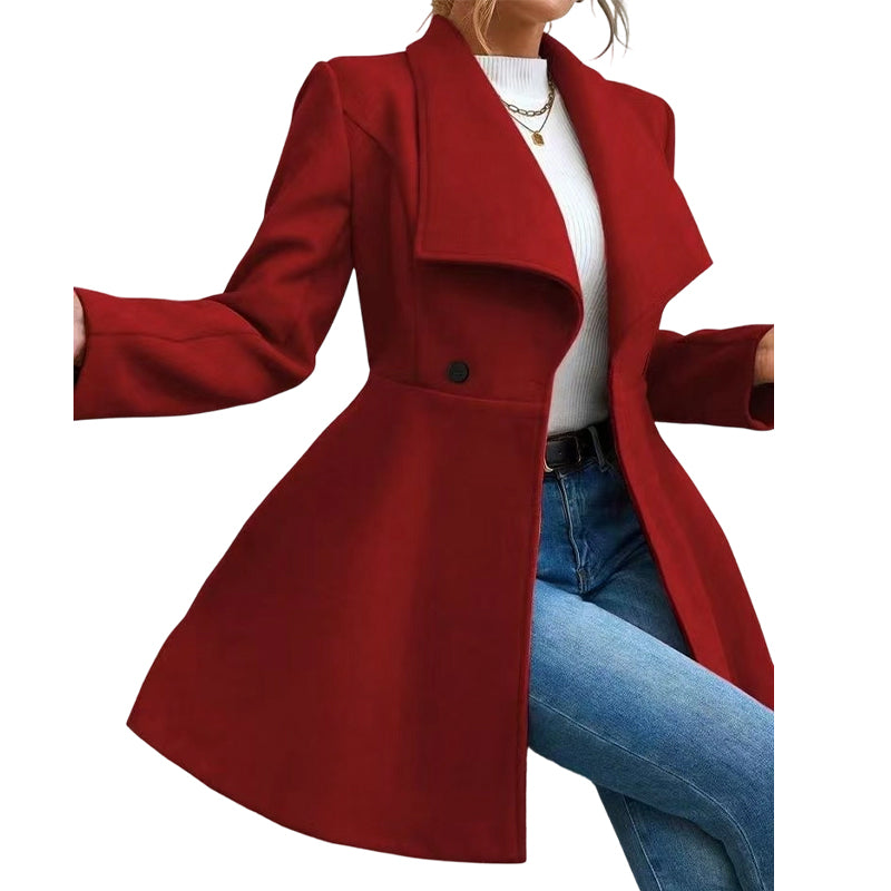 🧥Women's Elegant Slim Fit Lapel Coat