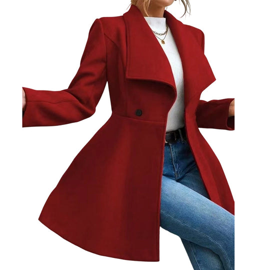 🧥Women's Elegant Slim Fit Lapel Coat