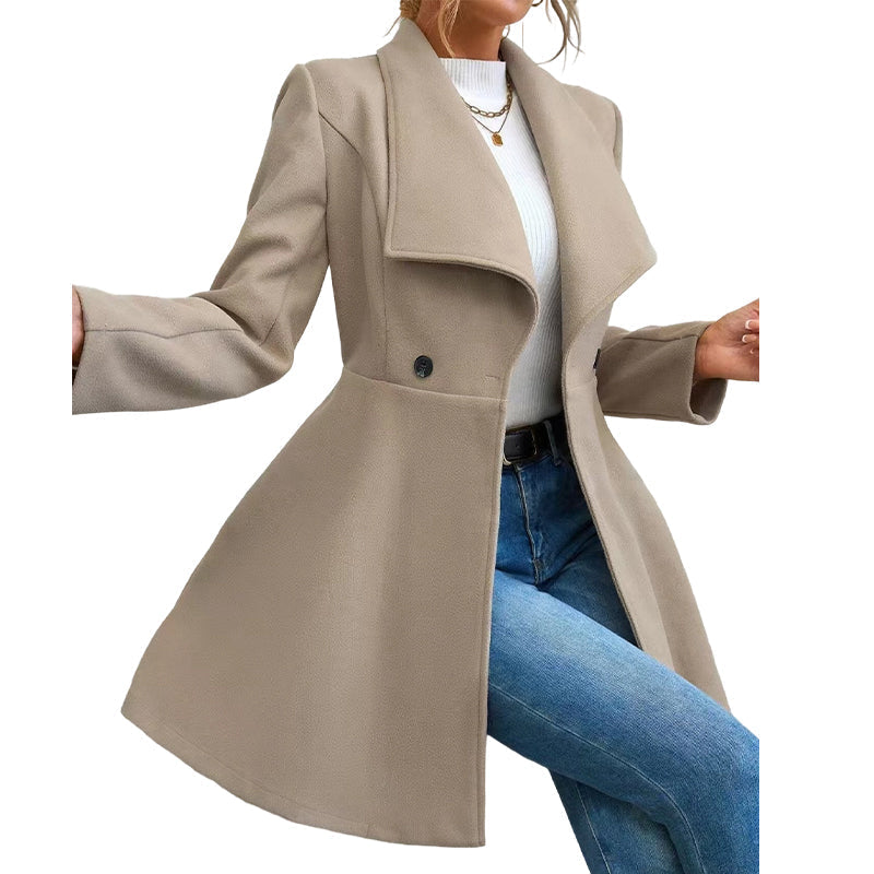 🧥Women's Elegant Slim Fit Lapel Coat