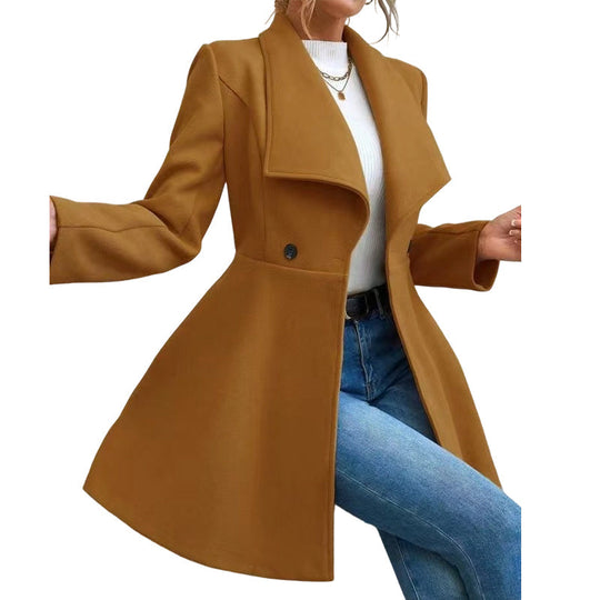 🧥Women's Elegant Slim Fit Lapel Coat
