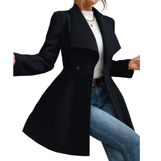 🧥Women's Elegant Slim Fit Lapel Coat