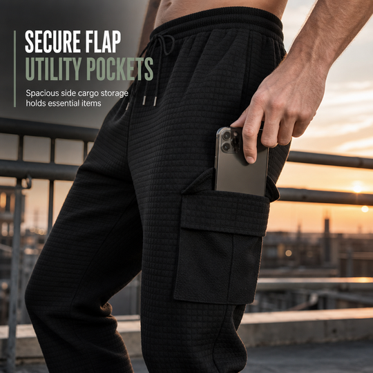 Men's Casual Cargo Jogger Pants