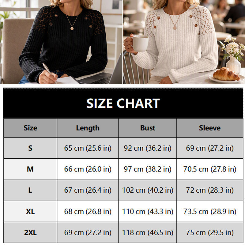 Women's Casual Ribbed Knit Long Sleeve Top