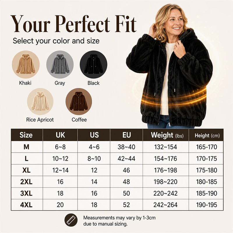 🔥✨☁️Soft & Skin-Friendly, Everyday Casual🧥 Women's Hooded Jacket – Comfortable Fabric & Relaxed Fit ✨