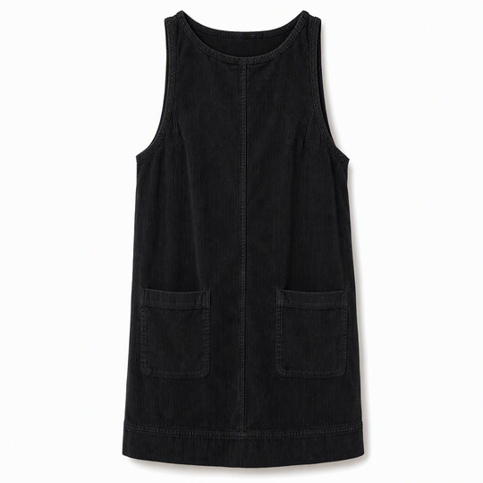 Women's Casual Corduroy Sleeveless Tank Dress