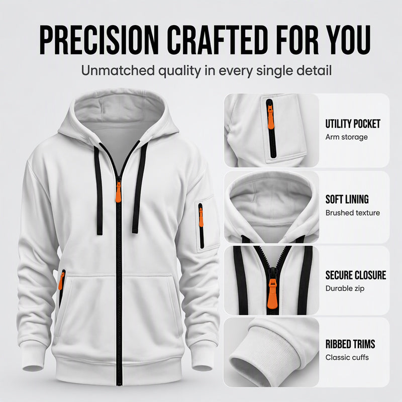 Men's Casual Thermal Hooded Jacket