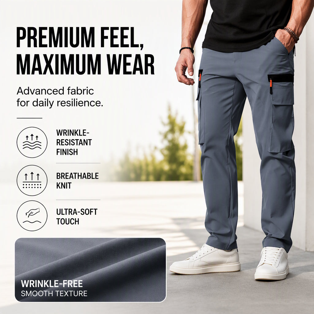 Men's Casual Multi-Pocket Cargo Pants