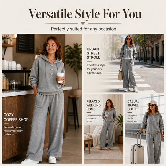 🌸Hot Sale 50% OFF💖Women's Casual Hoodie and Lounge Pants Set