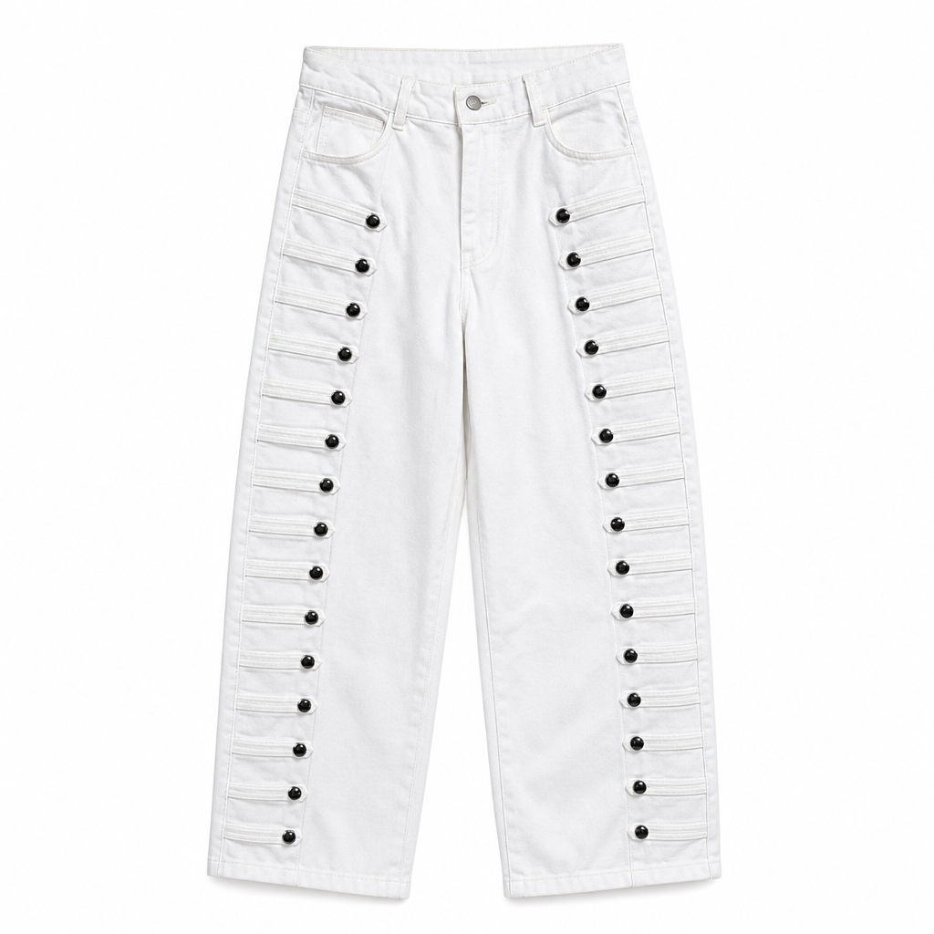 👖 Women's Retro High Waisted Curved Leg Jeans ✨ – 50% OFF | 30-Day Money-Back Guarantee
