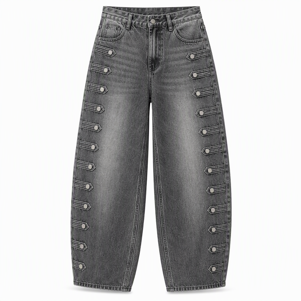 👖 Women's Retro High Waisted Curved Leg Jeans ✨ – 50% OFF | 30-Day Money-Back Guarantee