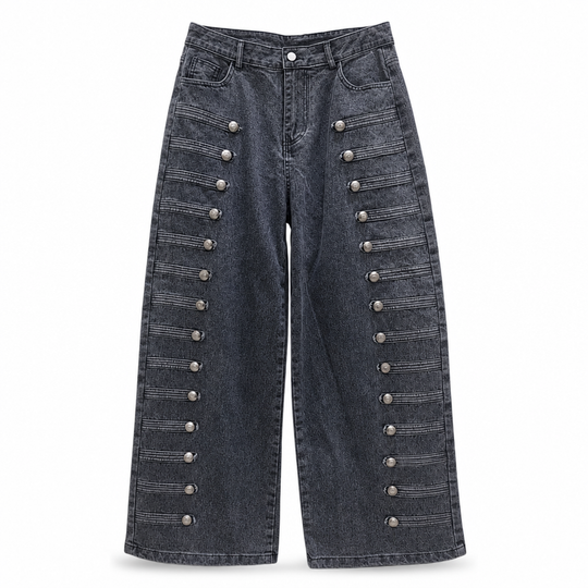 👖 Women's Retro High Waisted Curved Leg Jeans ✨ – 50% OFF | 30-Day Money-Back Guarantee