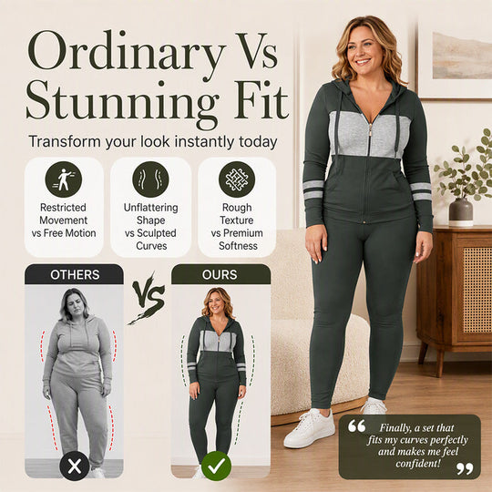 🌸Hot Sale 50% OFF💖Women's Hooded Sweatshirt & Pants 2-Piece Set