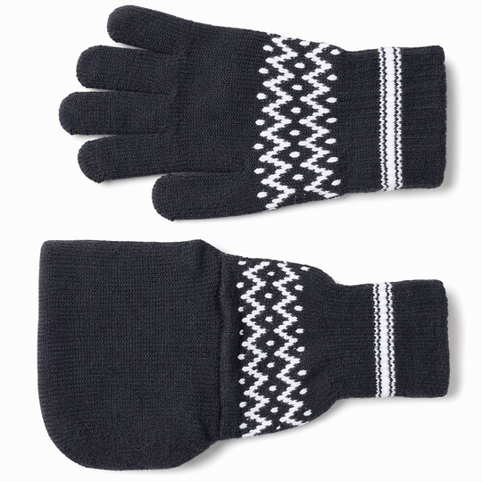 Knit Beer Mitt Drinking Glove for Holding Beer Bottles and Cans