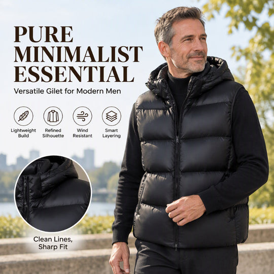 Hot Sale 50% OFF🔥Men's Lightweight Thermal Hooded Vest