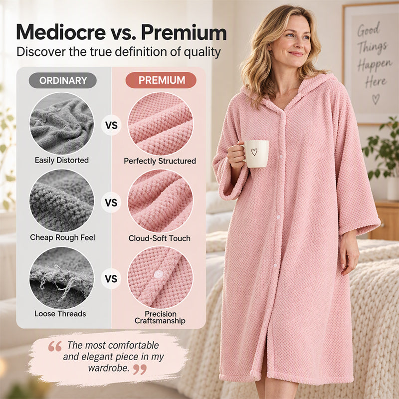 💖Black Friday Mega Deal – 50% off!💖 🌺Women's Wearable Hooded Bathrobe Towel