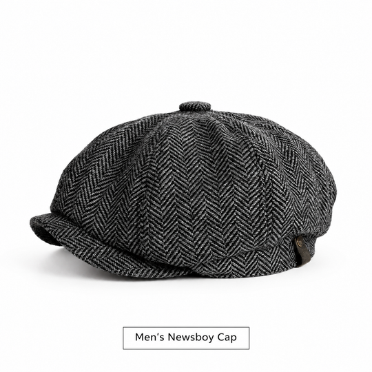 Vintage British Style Newsboy Cap for Men and Women Classic Casual Flat Cap Octagonal Beret Hat