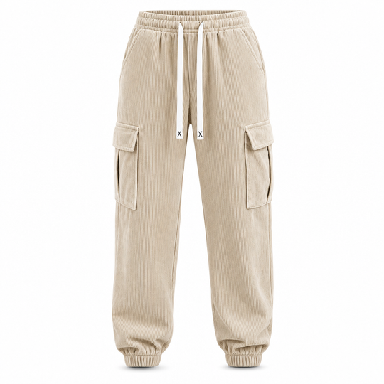 🍂 Retro Ribbed Texture, Relaxed Easy Movement | Women's Casual Corduroy Jogger Pants